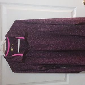 Xersion ladies size XL stretchy top 3/4 zip